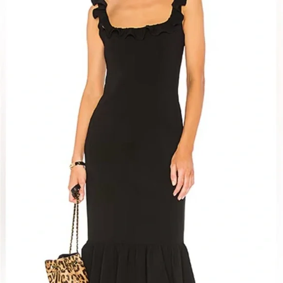 Cinq a Sept Black Opalina Dress - Picture 3 of 6